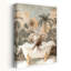 «Little Elephant Bubble Bath Playful Serene Elephant Nature Tropical», reproduction d'art mural-133610742