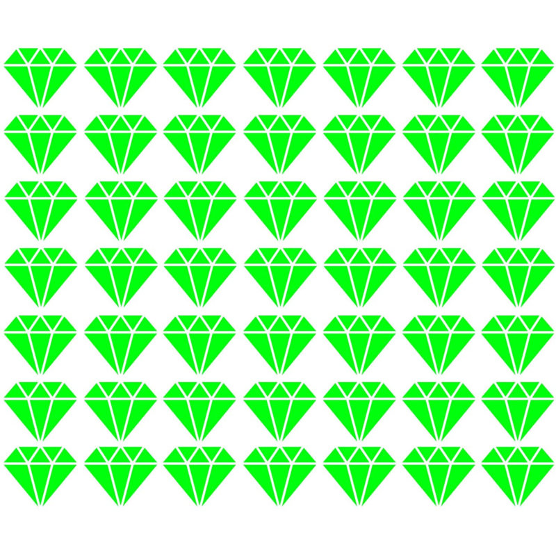 Abstract Non-Wall Damaging Wall Decal, Lime Green