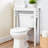 Hembree Over-the-Toilet Storage Shelf, White, 27" W x 37" H