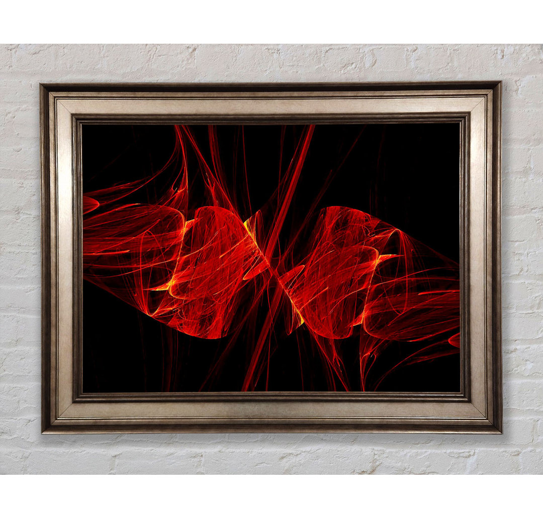 Gerahmtes Wandbild Red Emergance