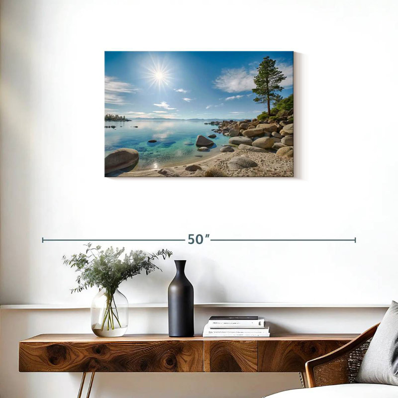 Alvord Dazzling Lake Tahoe, H 20 po x l 30 po