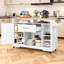 Chariot pour îlot de cuisine avec prises de courant l 47,2 po Cottrill