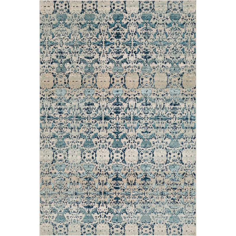 Abstract Indoor Rug, Rectangle 5'1" x 8'
