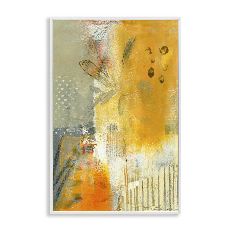 «Complex Rustic Abstraction», art de la giclée encadrée par Pamela K. Beer, Giclée encadrée blanc bord de mer