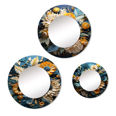 Lolan Metal Round Mirror