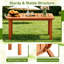 Rectangle Outdoor Coffee Table - 90 cm W 45.5 cm D