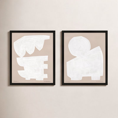Gallman "Modules in White" 2-Piece Print Set