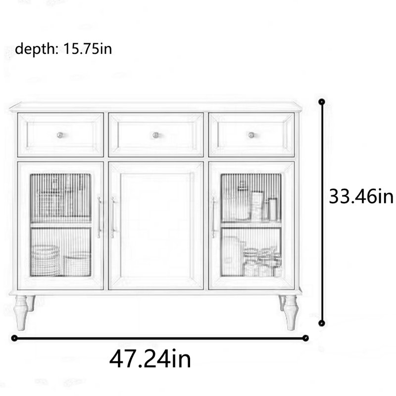 Armoire de rangement minimaliste vintage en bois massif, Noir