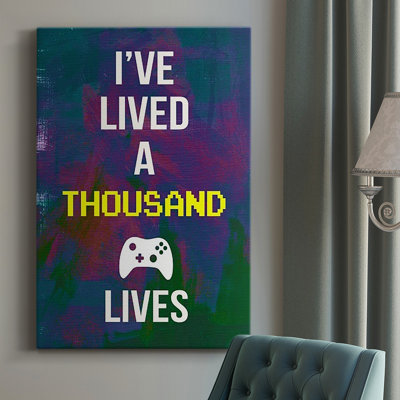 Toile tendue Gamer At Play I Premium Gallery - prête à être accrochée