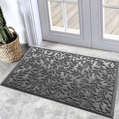 "23”x35” Heavy Duty Doormat - Durable, Absorbent, Non-Slip Rubber Mat for Indoor/Outdoor Entryways"