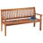 Ladulf 3 Seater Solid Wood Bench