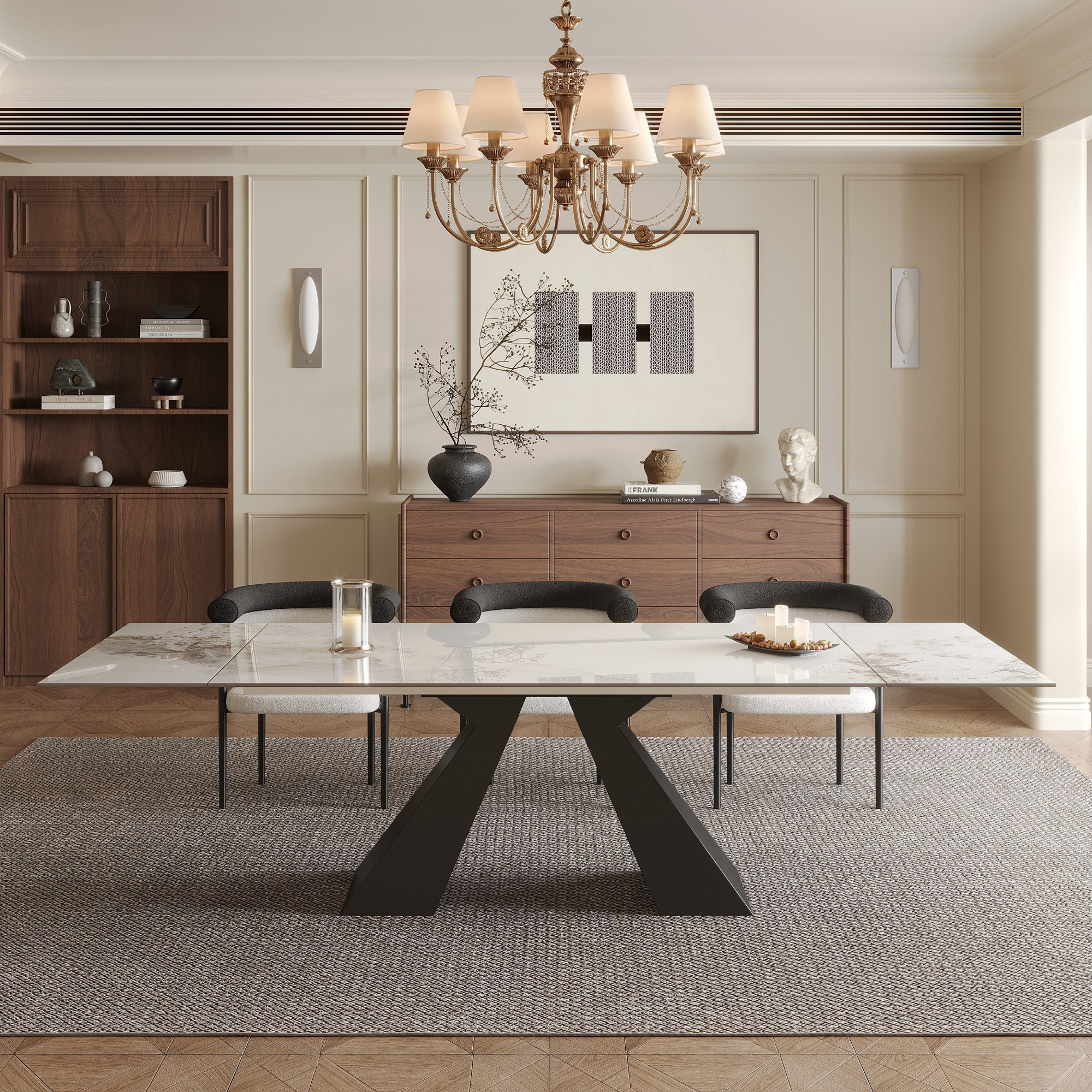 Ivy Bronx Joceline 78.74'' to 110.23” Extendable Rectangular Ivy Bronx Joceline 78.74'' to 110.23” Extendable Rectangular