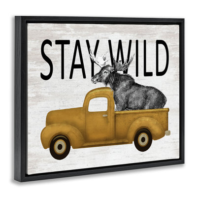 Cadre flottant Stay Wild Moose