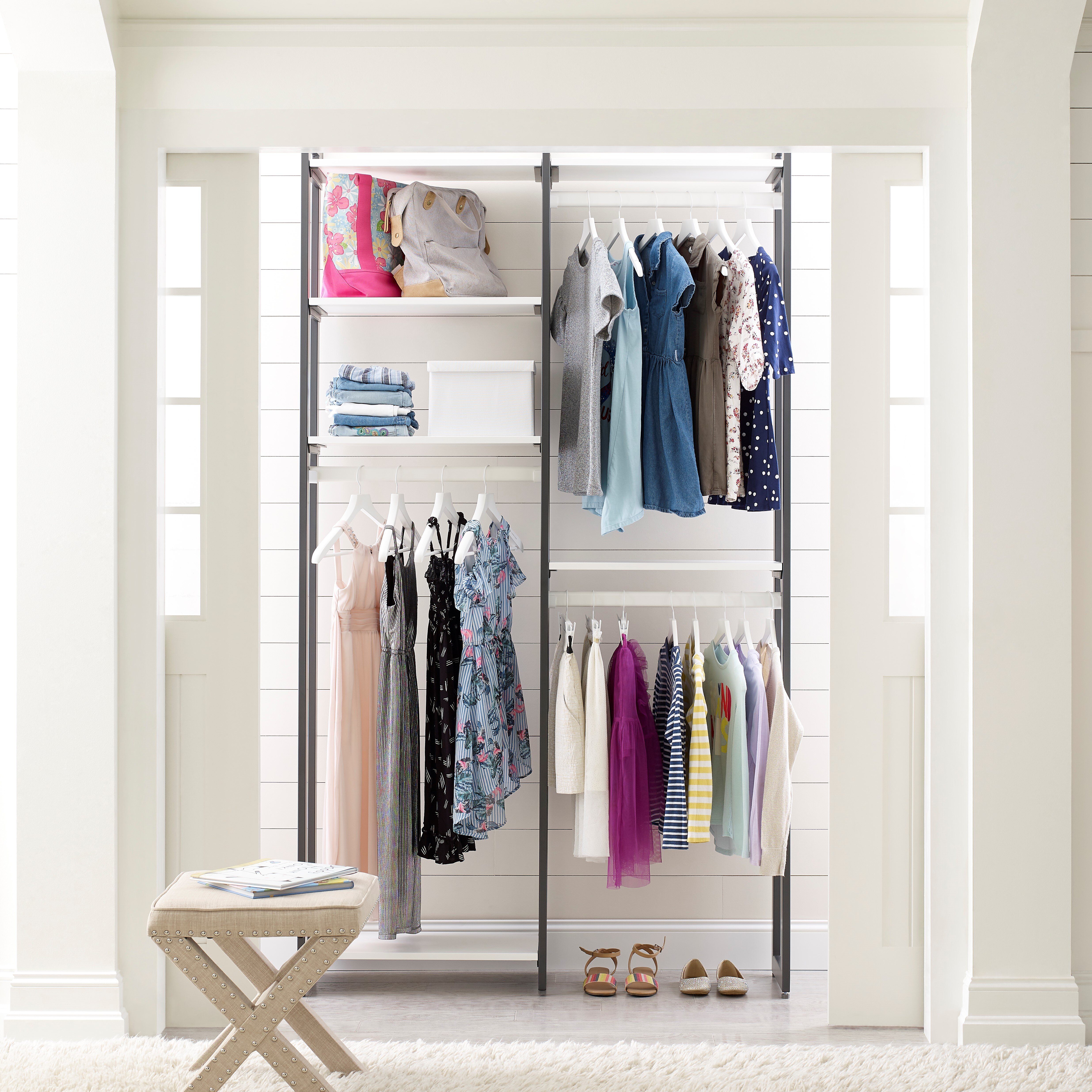 Premium Nonslip Shirt Hanger - Woodgrain - by California Closets