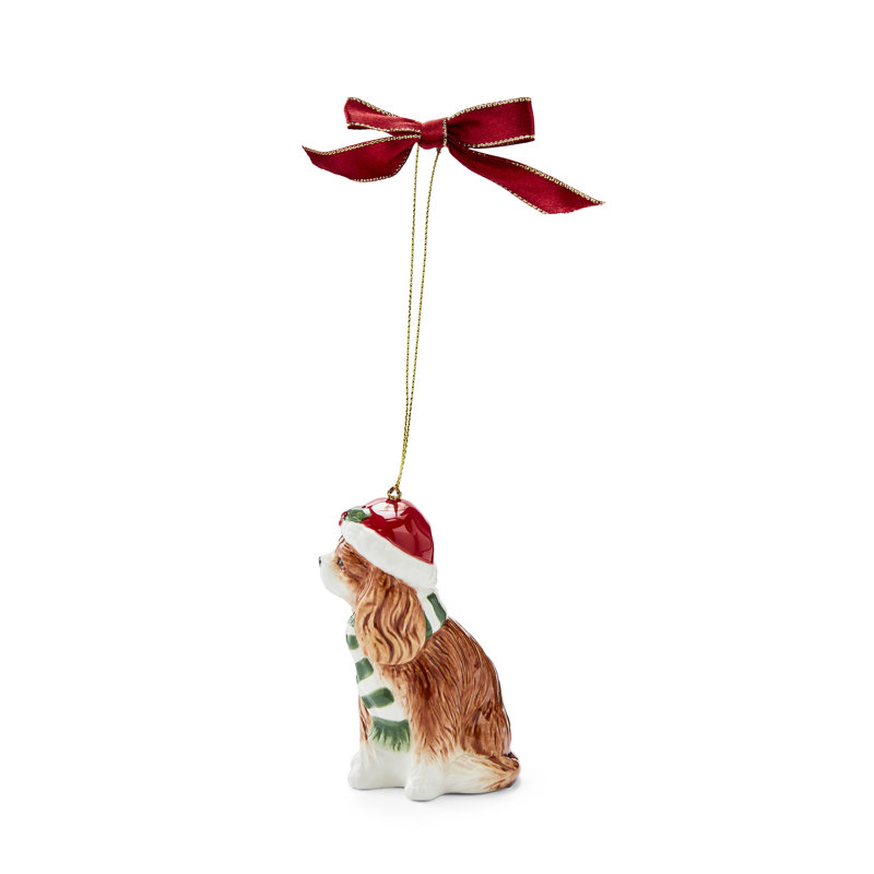 Christmas Tree KING CHARLES SPANIEL ORNAMENT