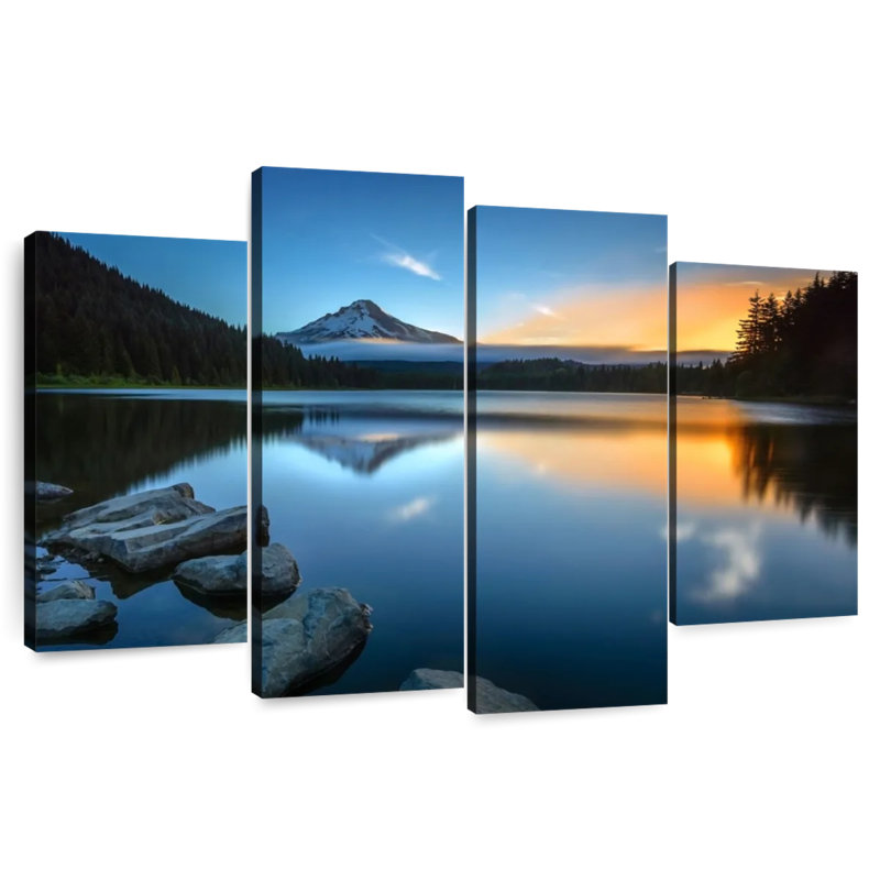 Alvord Trillium Lake Oregon, 48" H x 75" W