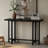 Retro simple rectangular household console table-1118556707