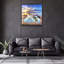 Superbe peinture décorative en verre trempé de 19,7 po x 19,7 po | 100% verre trempé, épaisseur: 0,16 pouce | Impression UV pour des couleurs éclatantes | Parfait pour la décoration intérieure, le salon ou le bureau