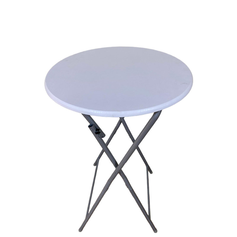Ensemble de 2 tables de bar pliantes