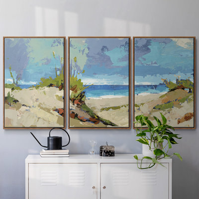 Dunes II, reproduction sur toile 3 pièces
