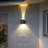 Agetina Metal and Glass LED Wall Light