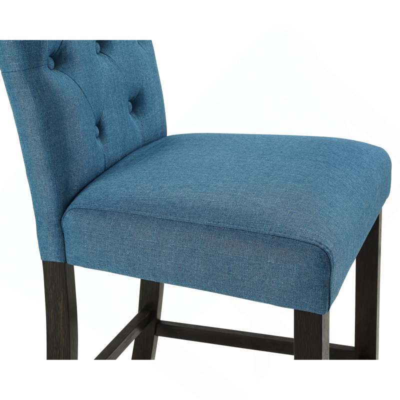 Tabouret à hauteur de comptoir Asons, Bleu