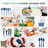 Nutrichef 54-Piece Marble Non-Stick Cookware And Bakeware Set, Professional Home Kitchen Collection With Multi-Sized Pots, Pans, And Heat-Resistant Tools-98977144