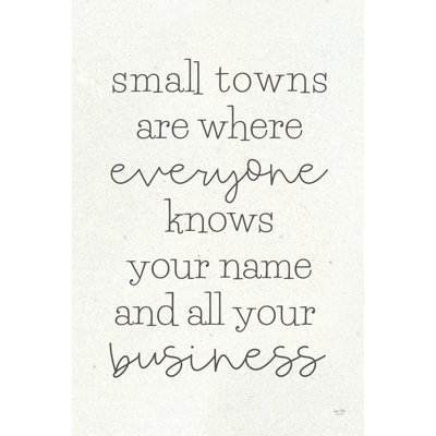 Petites villes sur toile