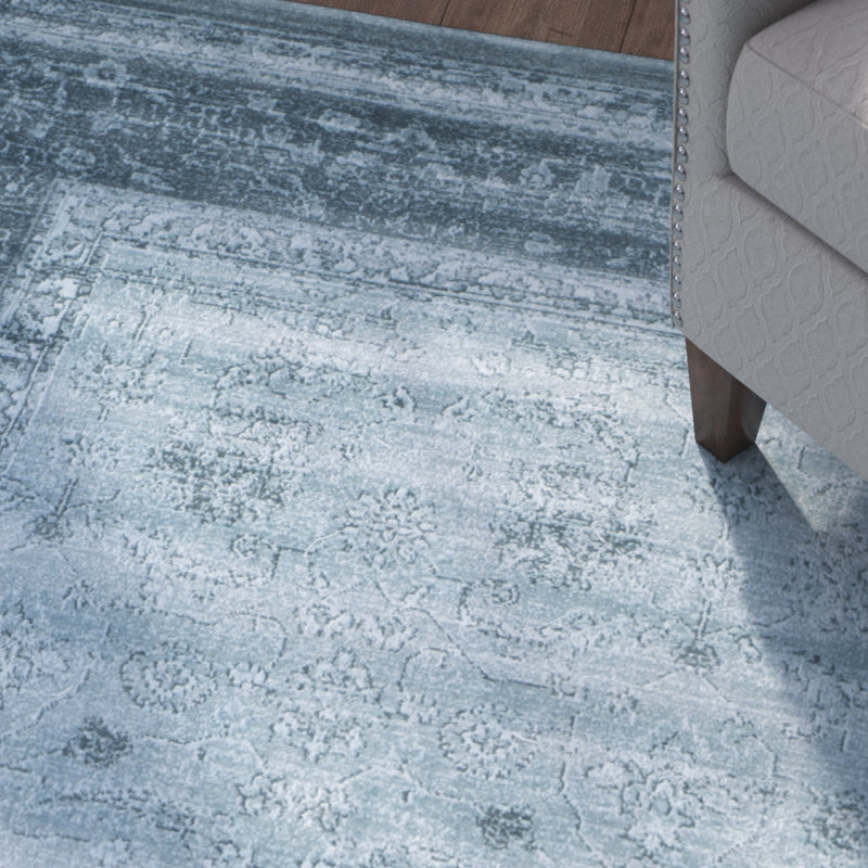 Tapis tissé à la machine Walston, Rectangle 5 pi 1 po x 7 pi 6 po