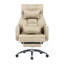Chaise de bureau pivotante et ergonomique, chaise de bureau en cuir à haut dossier avec appui-tête lombaire, fauteuil Boss confortable et confortable, chaise d'ordinateur inclinable à 155 °