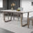 Rectangular modern simple family dining table set-110401752