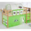 Trecker Mid Sleeper Bed with Curtain-1000151762-1000151761-1028991080