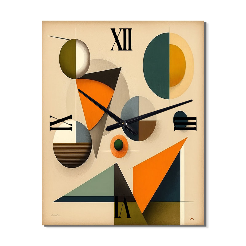 Horloge murale Mid-Century Minimal, Moyen
