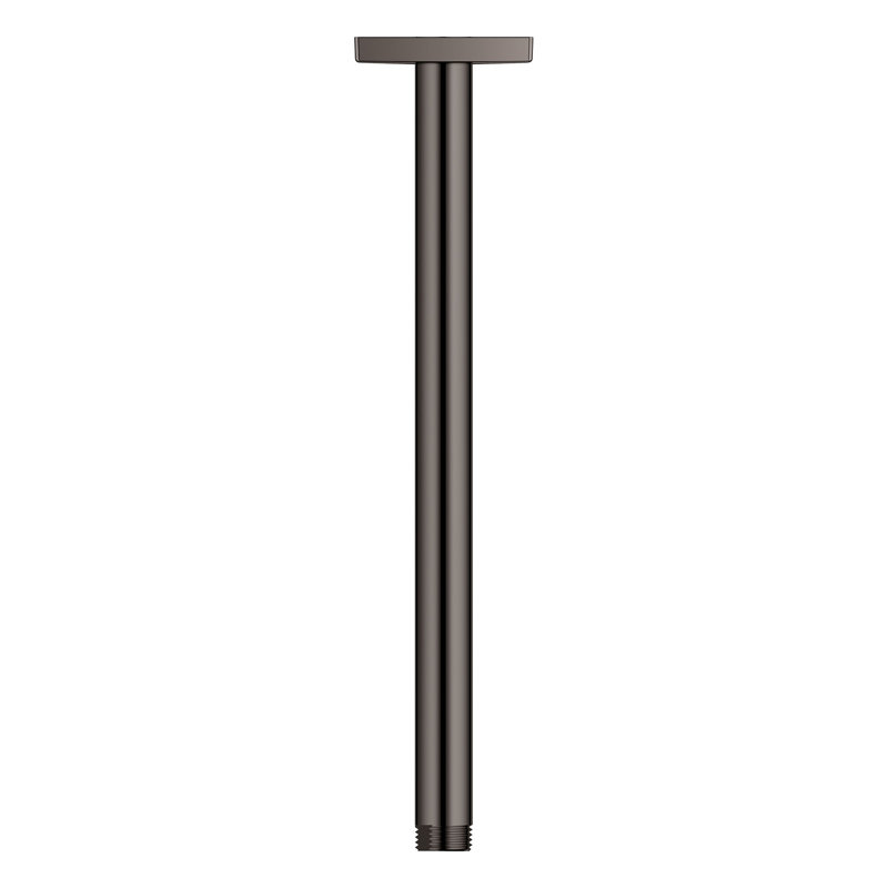 Bras de douche de plafond avec bride carrée Rainshower, Graphite dur