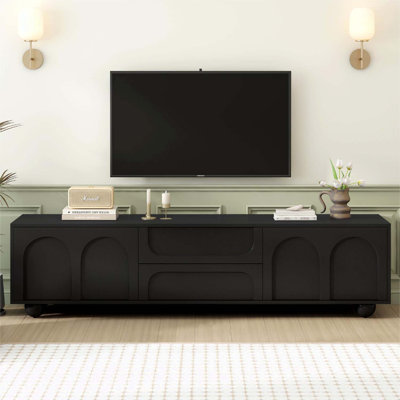 Console média minimaliste avec dispositif de rebond