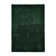 Handmade Cozy rug in dark green
