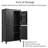 Luxury 4-Door Bathroom Floor Cabinet, 43.3" Freestanding Storage Unit with Adjustable Shelf, Multi-Organization Cabinet for Bathroom & Office-209740197