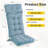 High back rocking chair cushion with anti slip bottom and straps, lumbar pillow, suitable for Adirondack chairs, bedrooms, study rooms, balconies,63 "x 19" x 4"-404944204