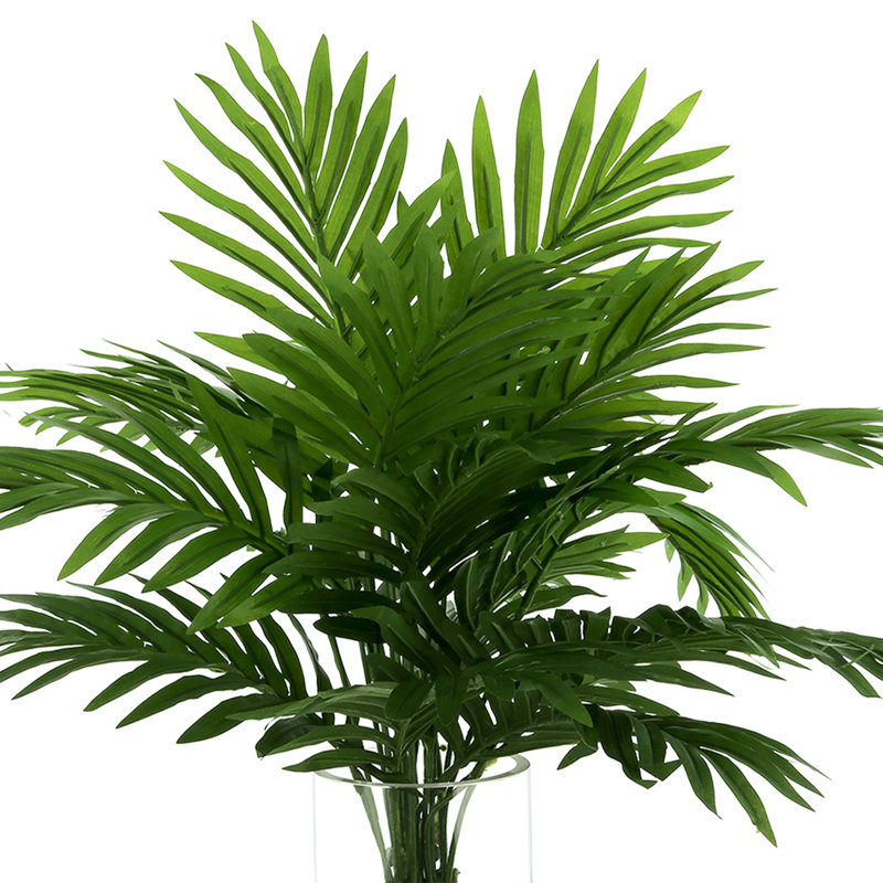 Rockwood Faux Palm Plant in Glass Vase