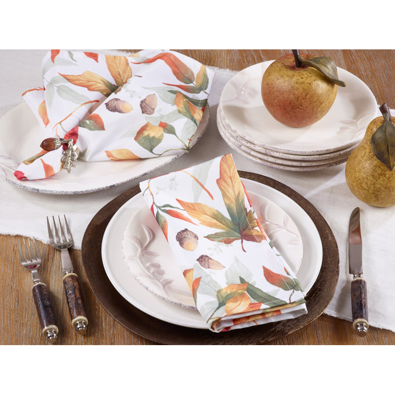 Leesburg Polyester Floral Square Napkin