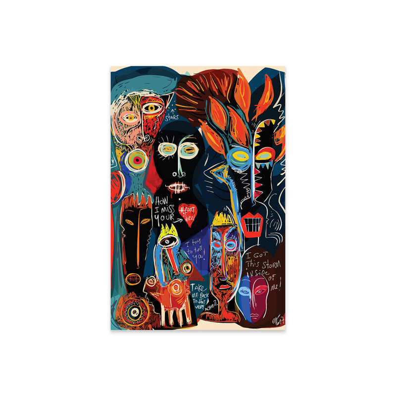 How I Miss Your Quiet Heart, impression sur verre acrylique, H 24 po x l 16 po x P 0,25 po