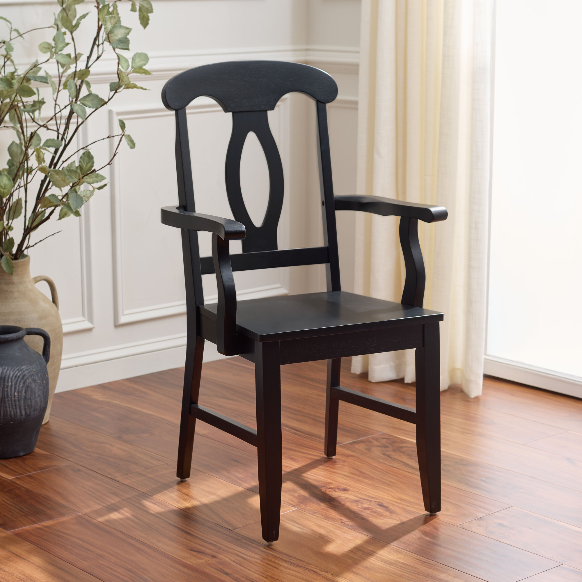 Ottie Arm Chair, Black