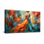 Abstrait Femme abstraite dans une robe fluide-1890104414