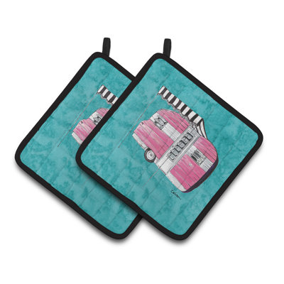 Caroline's Treasures Welcome To The Trailer Polyester Potholder