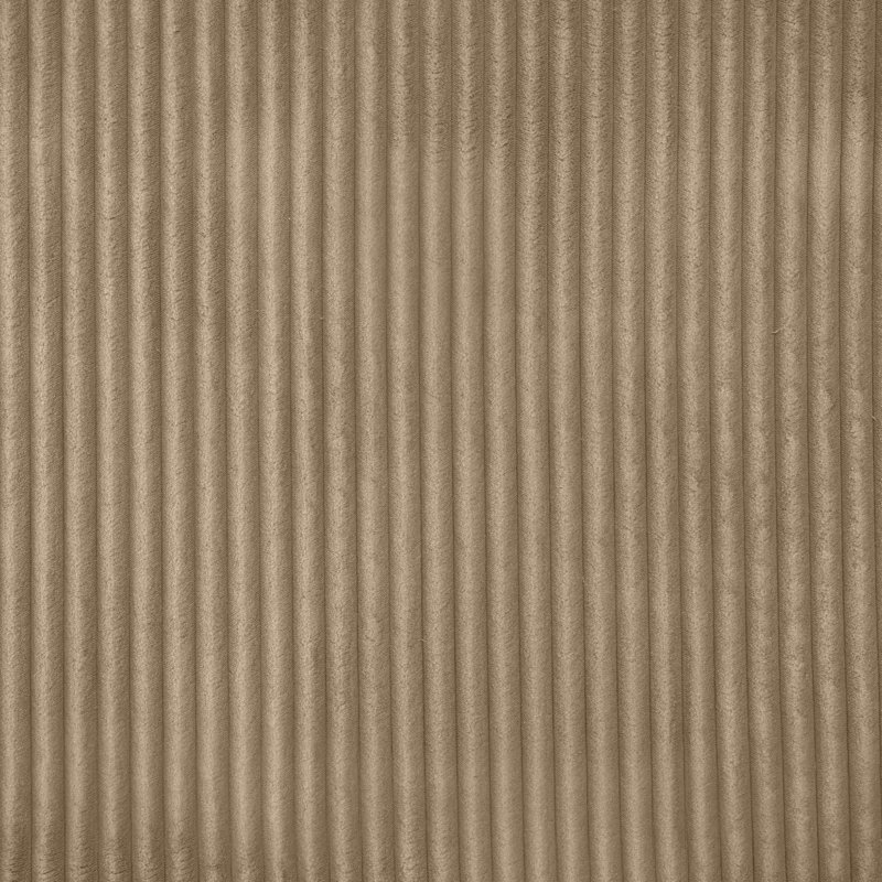 Lit plateforme tapissier Biral, Brun
