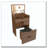 3-in-1 Vanity Desk with Lighted Mirror and Stool-803574682