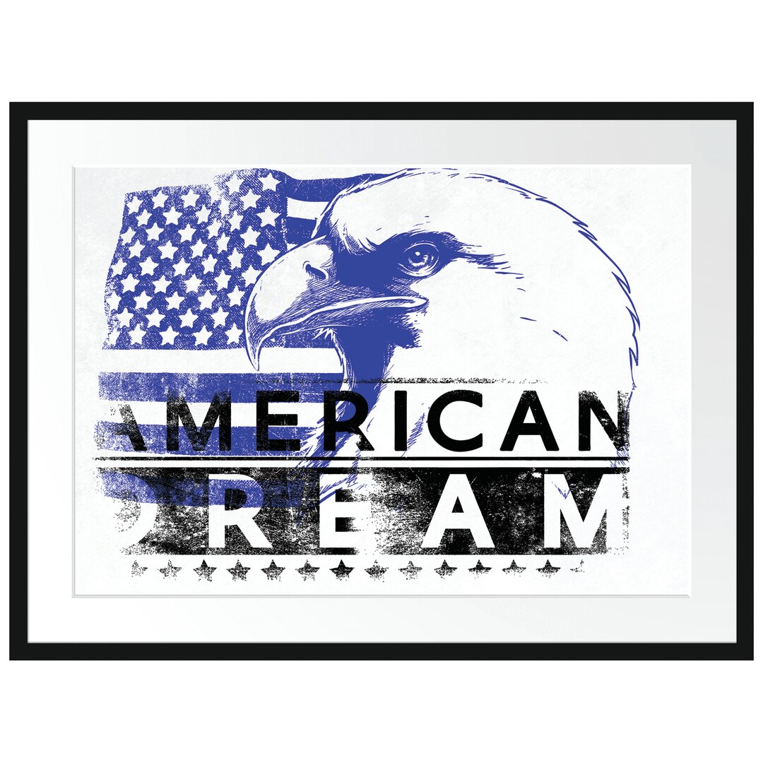 Gerahmtes Poster American Dream Light