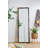 23" X 72" Full Length Mirror With Metal Beaded Frame, Rectangular Oversized Mirror For Living Room Bedroom, Black