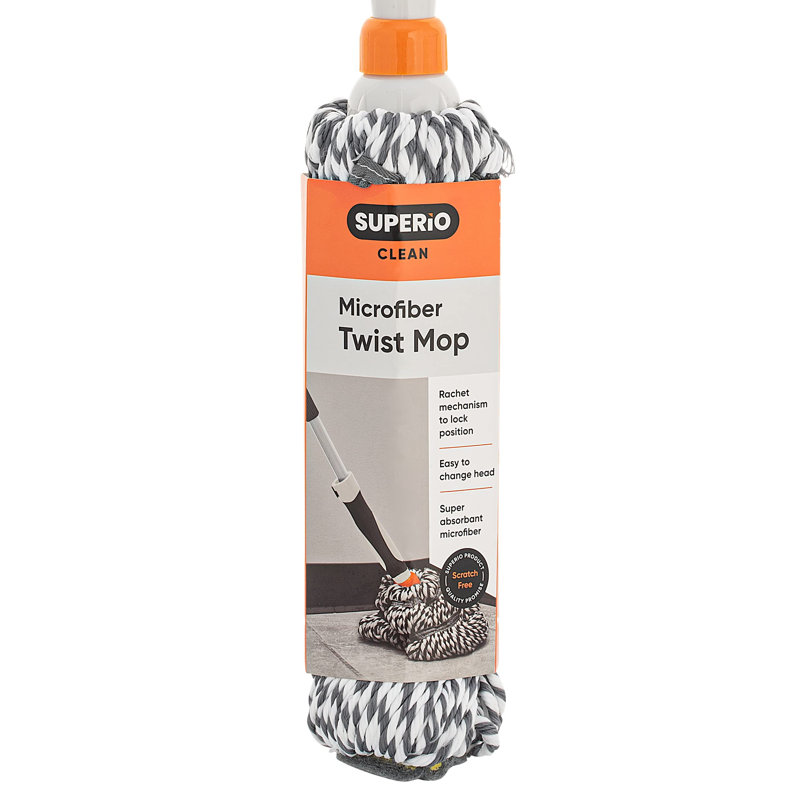 Recharge pour vadrouille en microfibre Superio Twist Heads