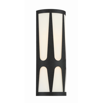 Ashtion Steel Flush Mounted Sconce
